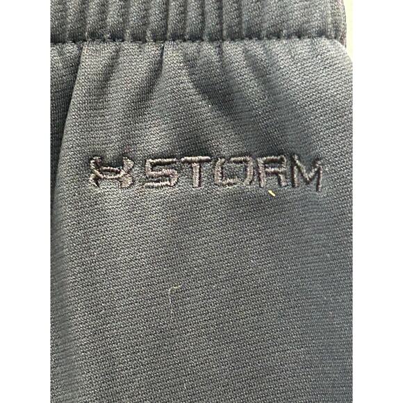 Under Armour Mens S Black ColdGear Storm Loose Fit Track Pants Warm Up Joggers - Picture 4 of 7